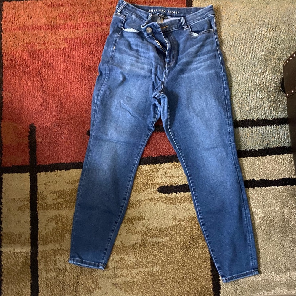 American eagle hi rise jeggings size 14